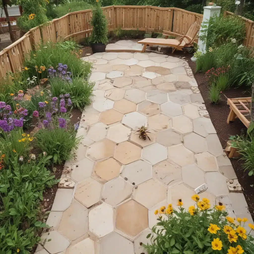 Bee-Centric Patio: Attracting Pollinators with Hive-Inspired Design