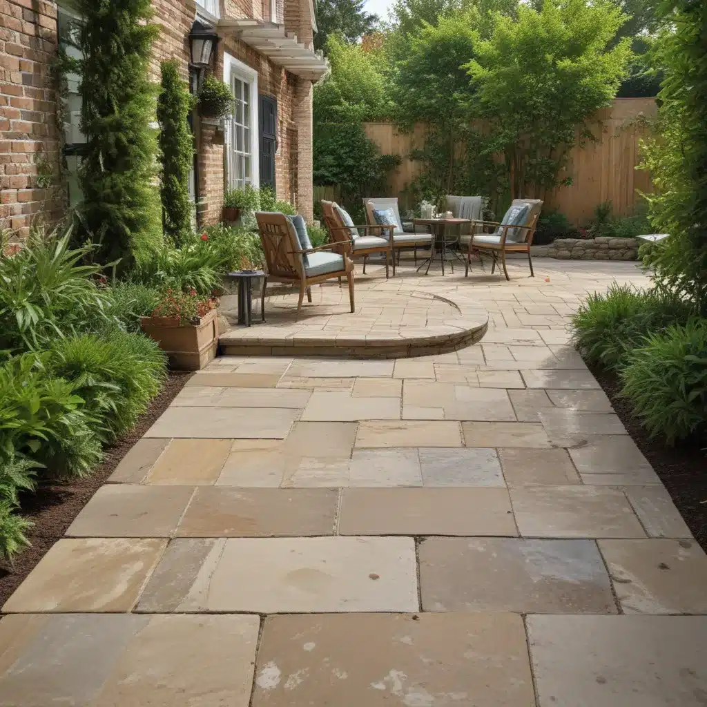 Embrace Nature’s Beauty: Evergreen Patio Paving Designs for a Lush Outdoor Oasis