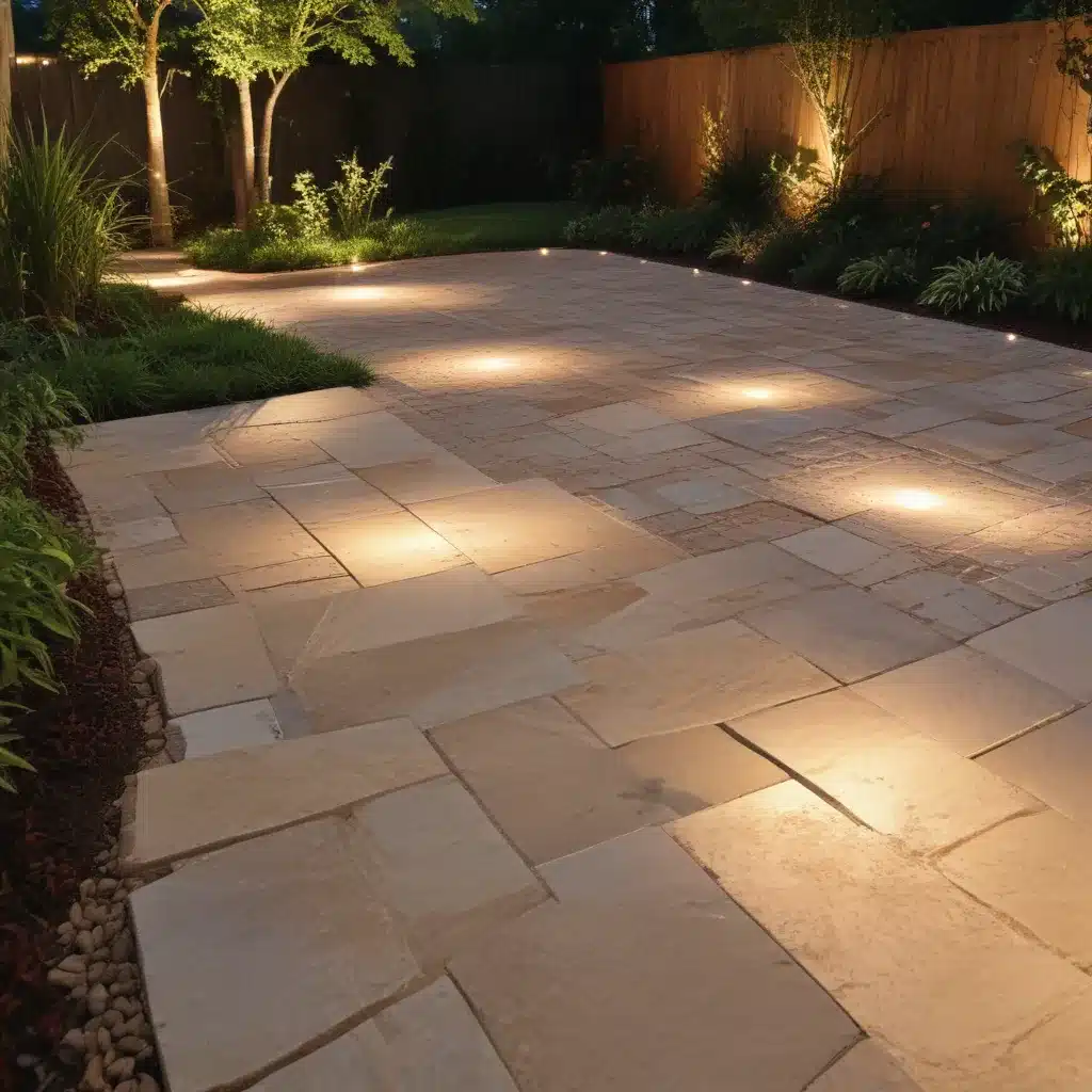 Patio Paving Trends: Incorporating Outdoor Lighting for a Magical Ambiance