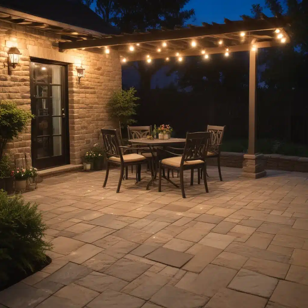 Patio Paving and Lighting: Illuminating Your Outdoor Oasis