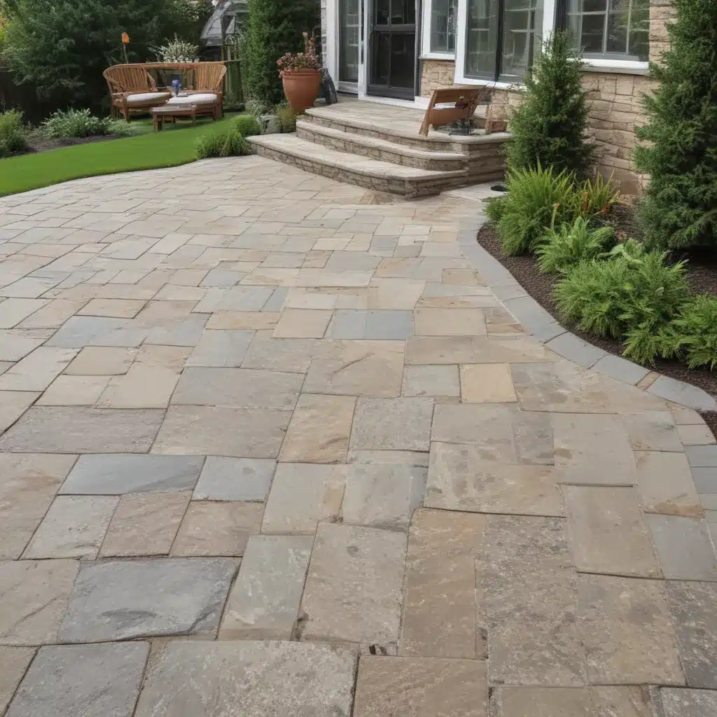 Year-Round Patio Paving: Evergreen Inspiration for a Lush Outdoor Retreat